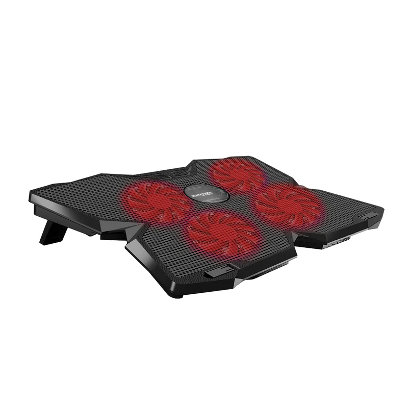 Promate AirBase 3 Ergonomic Laptop Cooling Pad with Silent Fan Technology Promate AirBase 3 Ergonomic Laptop Cooling Pad with Silent Fan Technology
